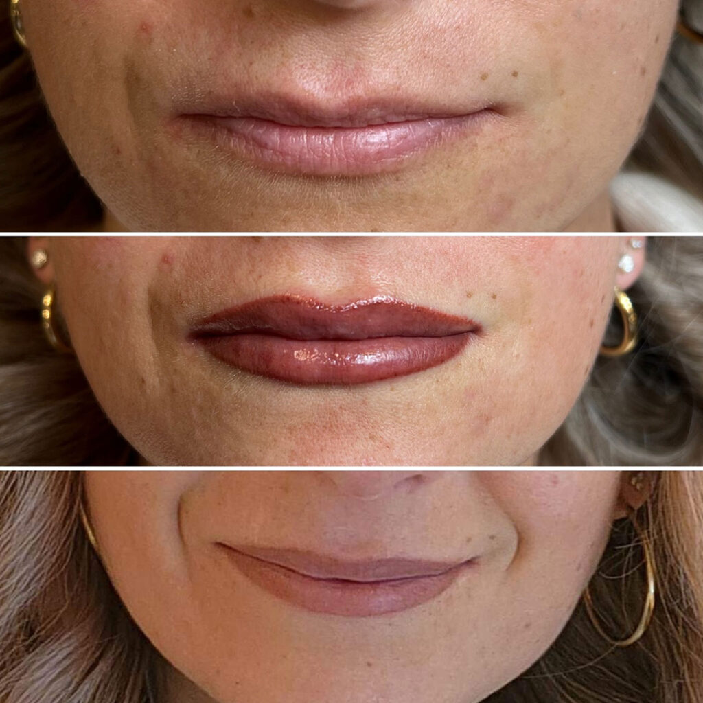 beauty services permanent makeup - lips
